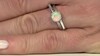 Zilveren ring met een AAA Welo-opaal (de Melo Essence)