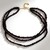 Collana in argento con Granato Mozambico
