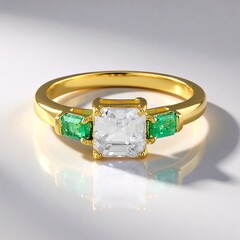 Anello in argento con Zircone (Adela Silber)