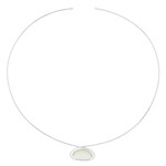 Gargantilla en plata con Nácar