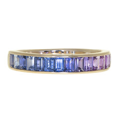 Anello in oro con Zaffiro Fancy (CIRARI)