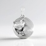Ciondolo in argento con Diamante I2 (H) (de Melo Essence)