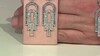 Pendientes en plata con Turquesa bella durmiente (KM by Juwelo)