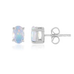 Welo Opal Silver Earrings
