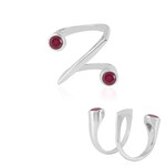 Anillo en plata con Rubí de Madagascar (de Melo Essence)