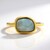 Anello in argento con Larimar