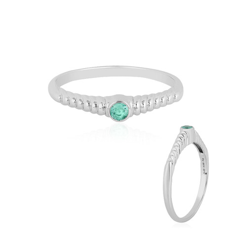 Anello in argento con Smeraldo Russo (SAELOCANA)