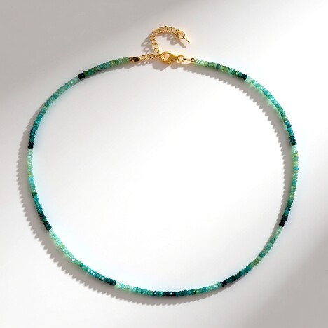 Collana in argento con Grandidierite