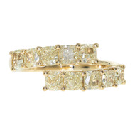 Gelber SI2 Brillant-Goldring (CIRARI)