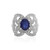 Blauer Madagaskar-Saphir-Silberring
