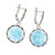 Orecchini in argento con Larimar