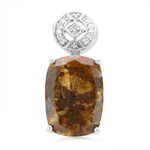 Pendentif en argent et Quartz Dinosaure