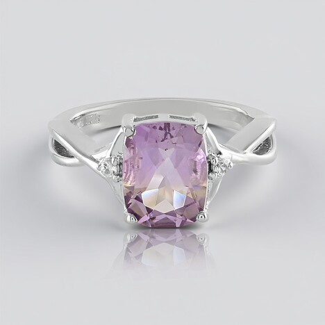 Anello in argento con Ametrina