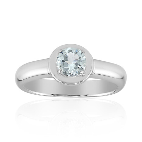 Lundazi-Aquamarin-Silberring