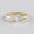 Anello in oro con Zircone