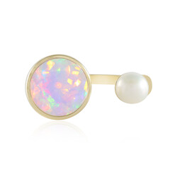 Anillo en oro con Ópalo Welo AAA (de Melo Gold)