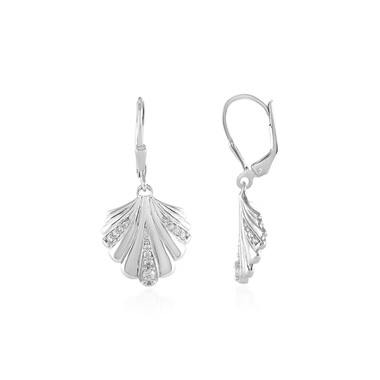 Zircon Silver Earrings