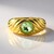 Anello in argento con Fluorite Verde (SAELOCANA)