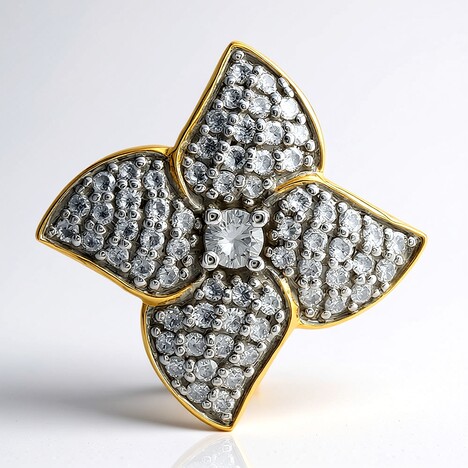 Ciondolo in oro con Diamante SI1 (G) (Annette)