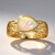 Anello in oro con Opale di Welo AAA (Ornaments by de Melo)