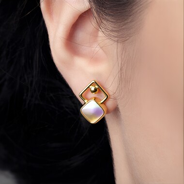 Ametrine Silver Earrings