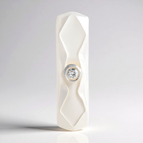 Ciondolo in argento con Diamante I1 (G) (Annette)