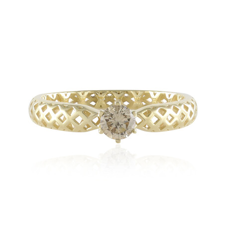 9K I2 Champagne Diamond Gold Ring (Ornaments by de Melo)