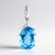 Ciondolo in argento con Topazio Blu Svizzero (Pallanova)