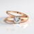 Anello in argento con Zircone (Adela Silber)