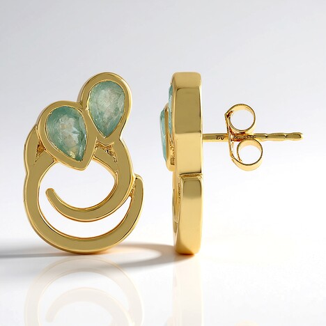 Orecchini in argento con Grandidierite