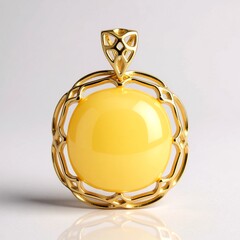Ciondolo in argento con Ambra Milky Baltica