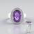 Anello in argento con Quarzo Azur