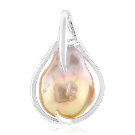 Ciondolo in argento con Perla di Acqua Dolce (MONOSONO COLLECTION)