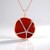 Collana in argento con Corniola (KM by Juwelo)