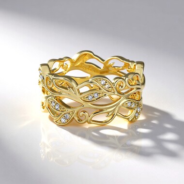 Anillo en oro con Diamante I2 (I) (de Melo)