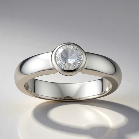 Anello in argento con Zircone