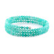Bracelet en acier et Amazonite (Riya)