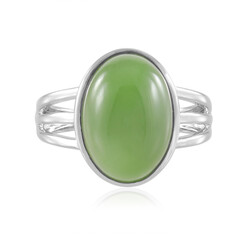 Kanadische Jade-Silberring