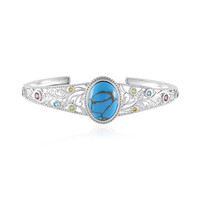 Bracciale in argento con Turchese