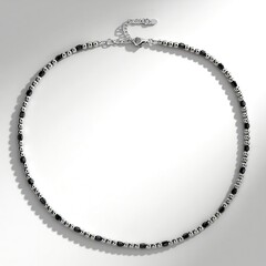 Collana in argento con Ematite Argentata