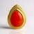 Ciondolo in argento con Calcedonio Rosso (MONOSONO COLLECTION)