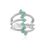 Anello in argento con Smeraldo Colombiano (de Melo Essence)