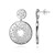 Boucles d'oreilles en argent et Zircon (Adela Silber)