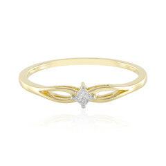 Bague en or et Diamant SI1 (H)