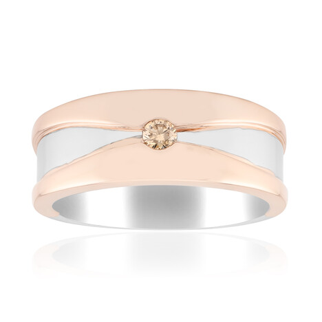 I1 Argyle-Rose de France-Brillant-Silberring (Annette)