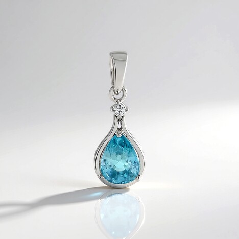 Ciondolo in argento con Zircone Ratanakiri