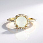 Anello in argento con Opale Paraiba