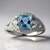 Anillo en oro con Aguamarina de Brasill AAA (CIRARI)