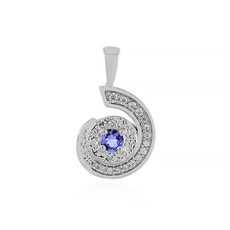 Pendentif en argent et Tanzanite