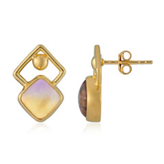 Zilveren oorbellen met ametrienen